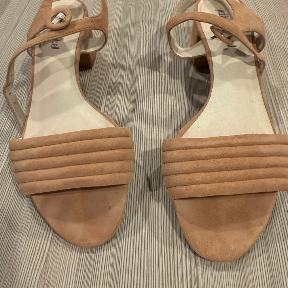 Jeffrey Campbell Women's Tan Sandals suede